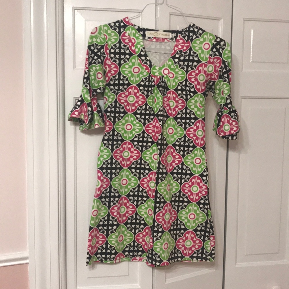 Tracy Negoshian bell sleeved dress XS